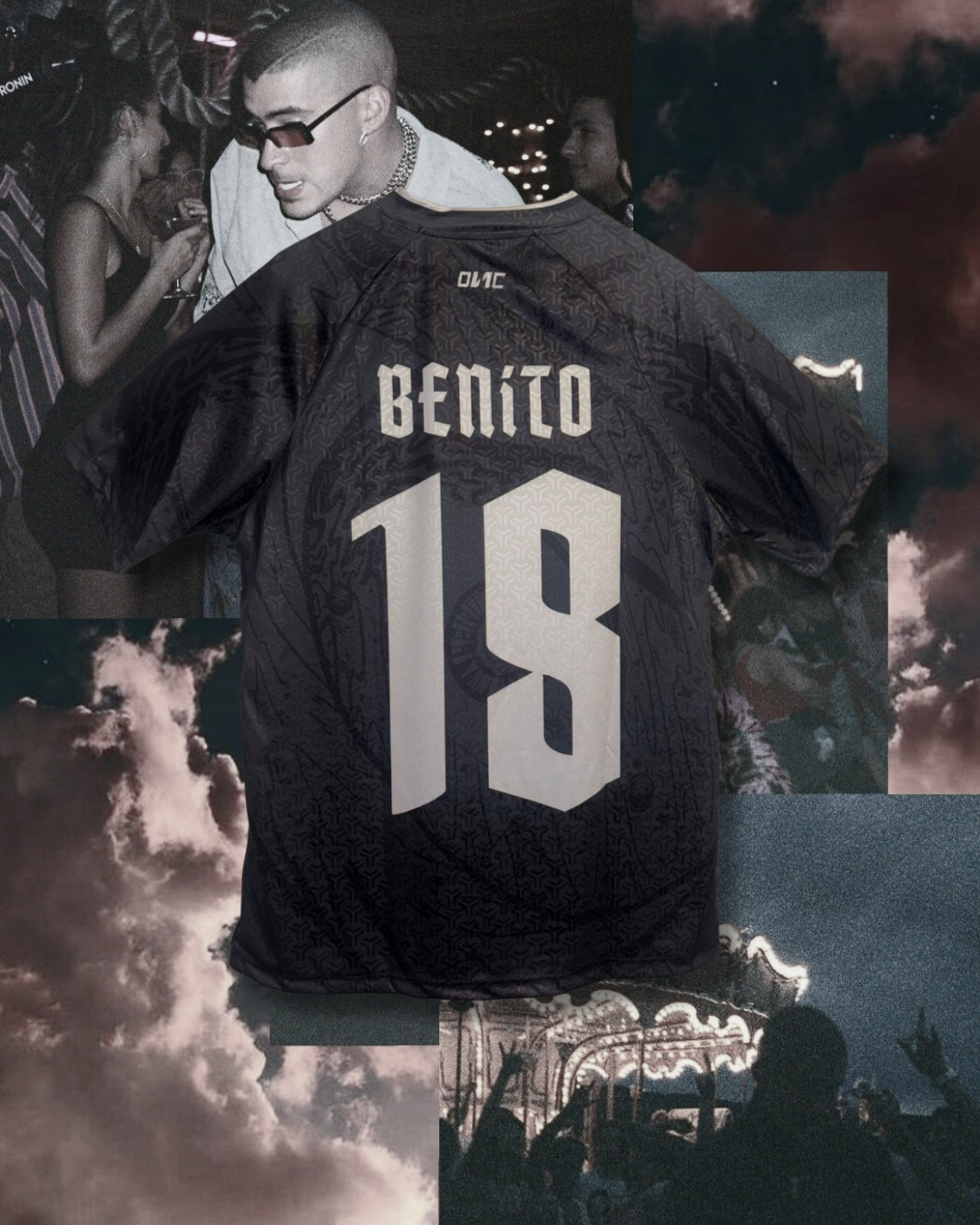 BAD BUNNY CAMISETA DE FUTBOL "X100PRE" ONCE PASOS